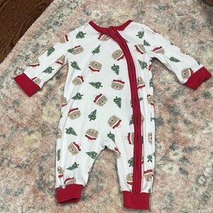 Christmas Bear Footie Pajamas